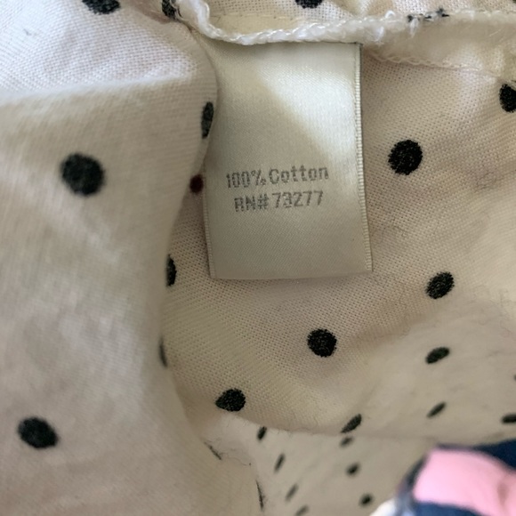 LC Lauren Conrad black/white polka dot button down - Picture 4 of 4